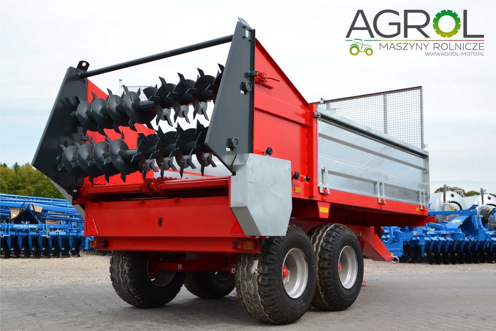 Rozrzutnik 6 8 10t RolTrans  Pronar pionowy poziomy skorupowy