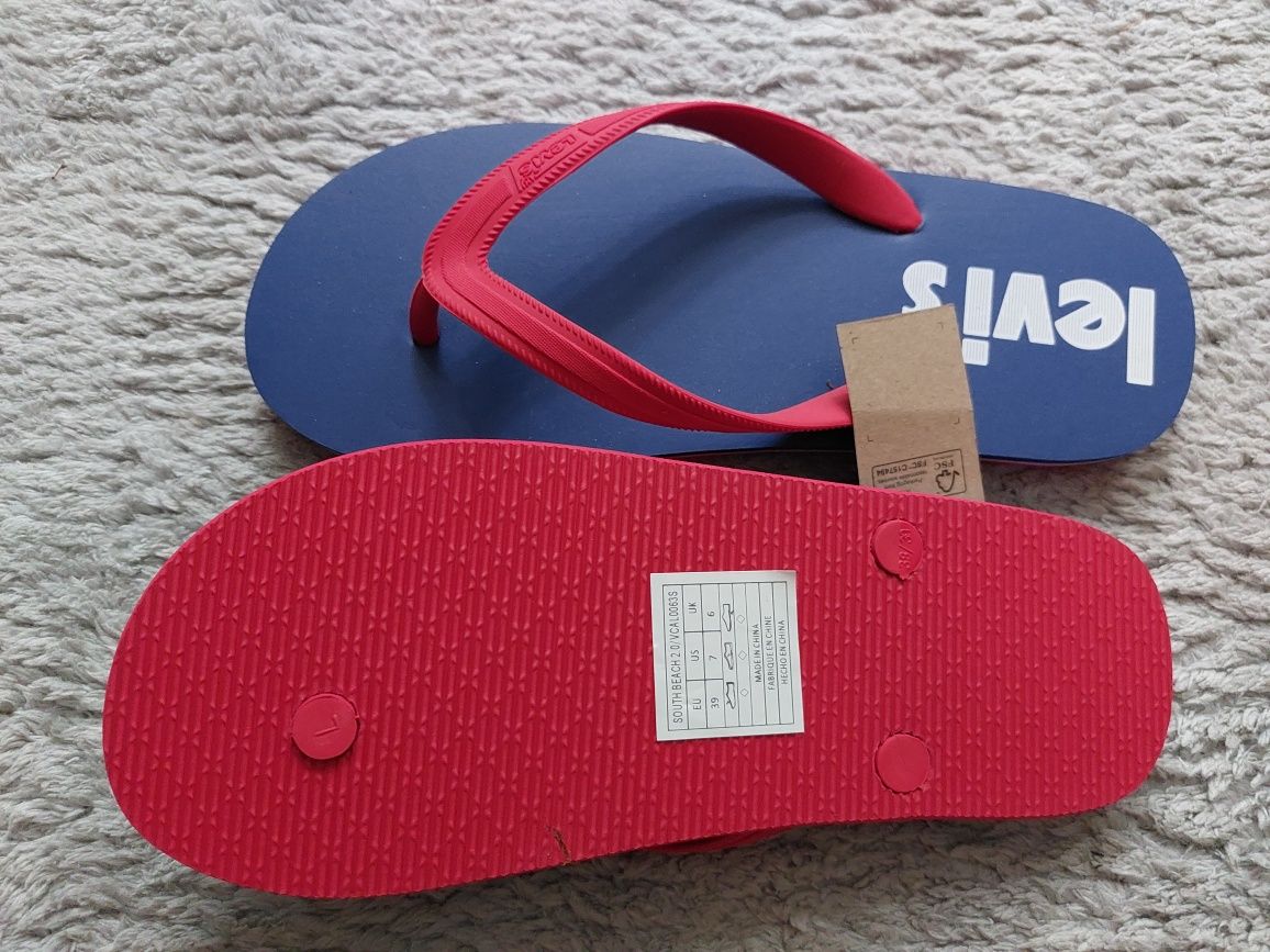 Japonki Levi's,  klapki Levi's