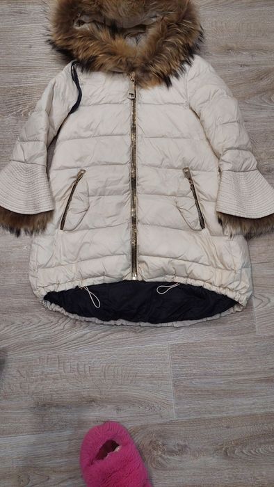 Пуховик с натуральным мехом