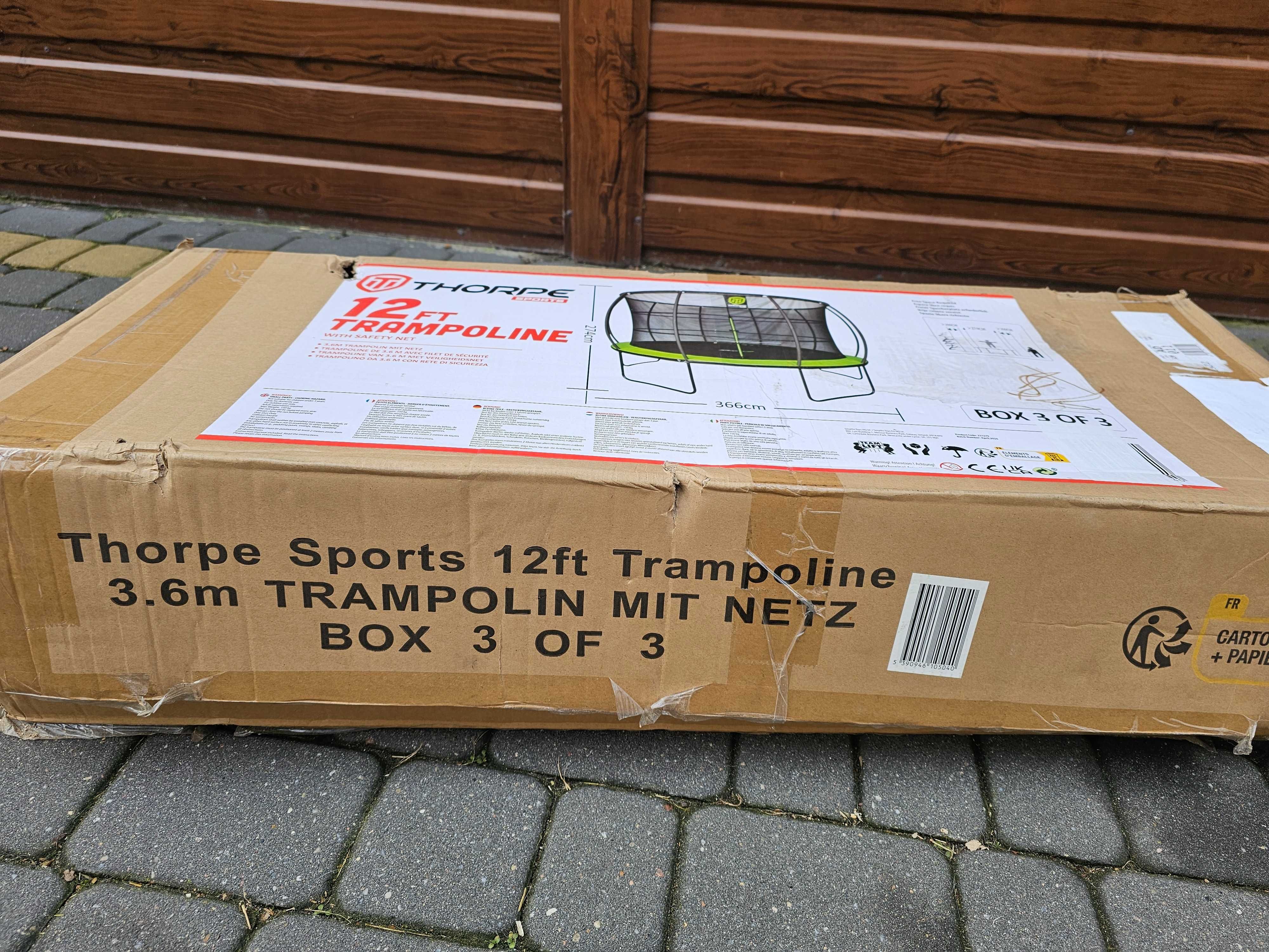 Komplet słupków do trampoliny FT 12 - 366cm - nowe