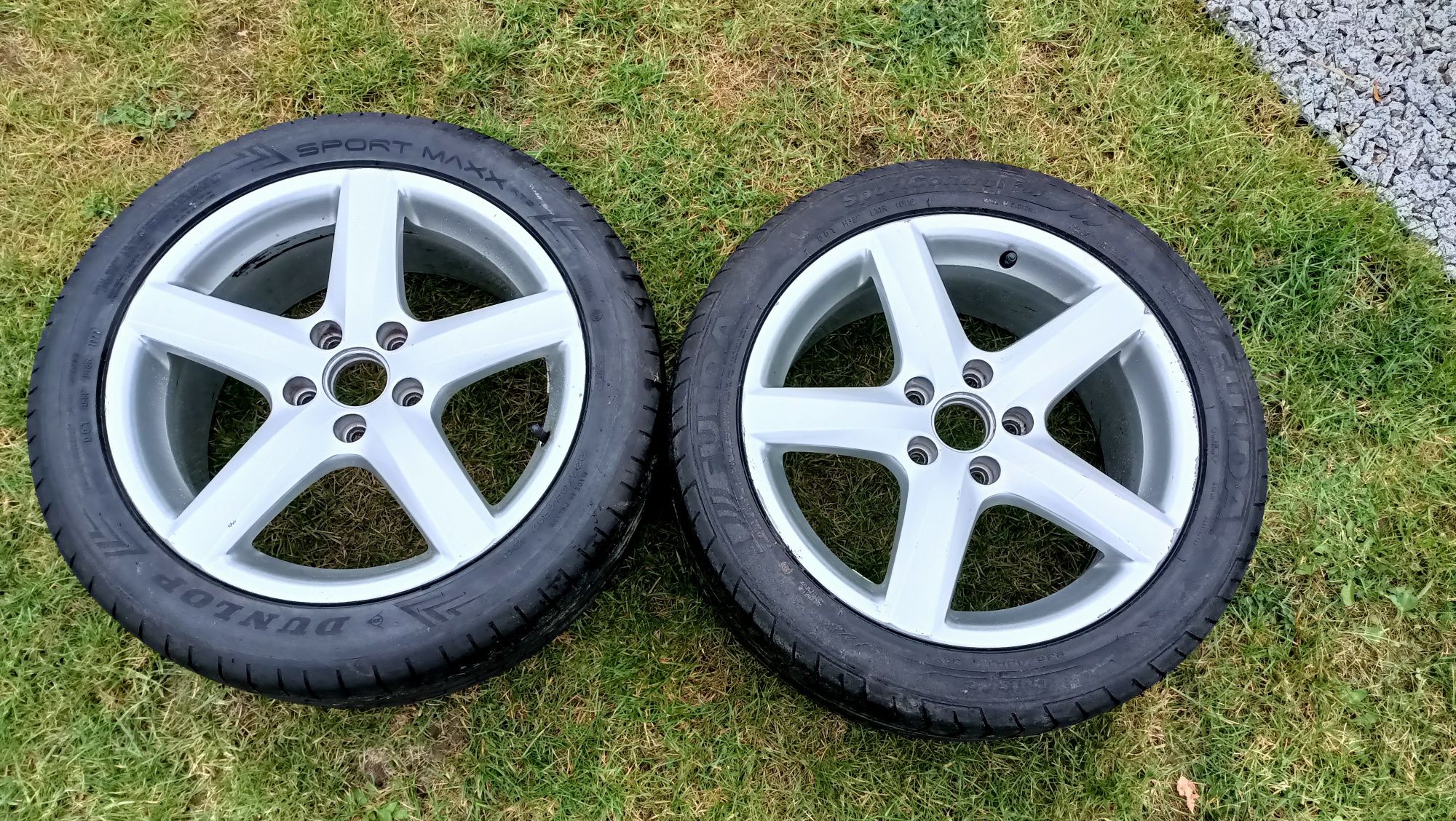 Koła letnie felgi 17 5x112 et47 Audi VW 235/45/17 jak nowe okazja