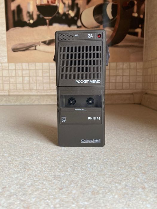Раритет 1988 року диктофон Philips pocket memo 285 mini магнітофон