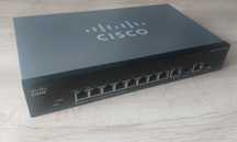 Cisco SG300‑10. Switch 10-portowy Gigabit, zarządzalny