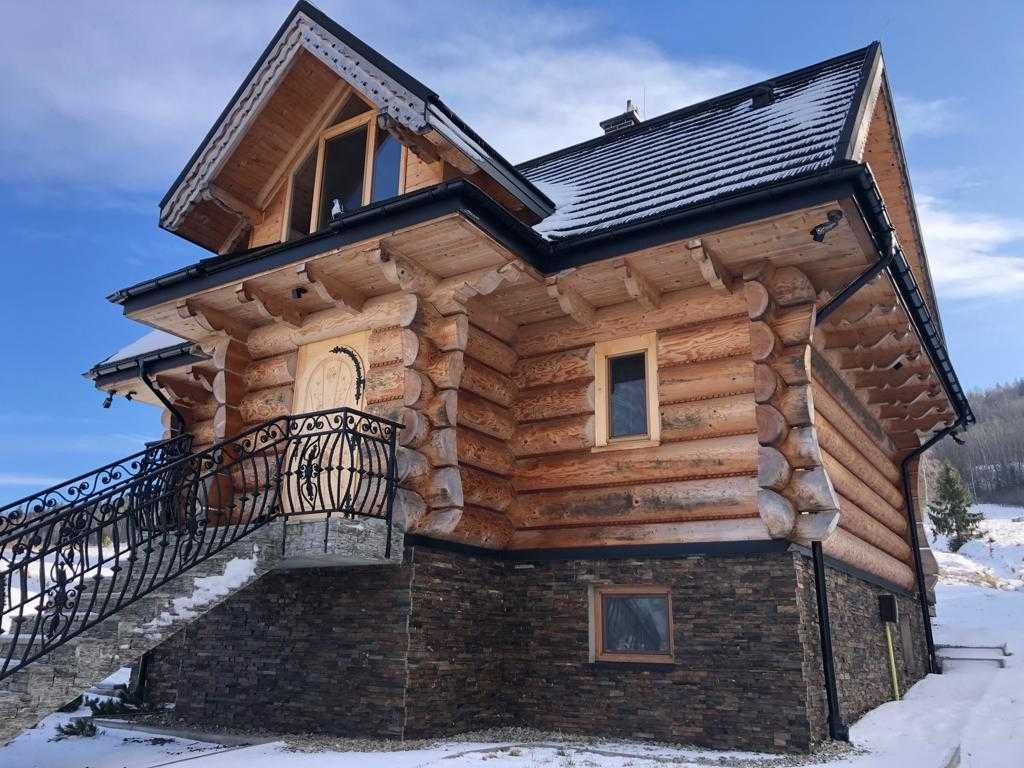 Dom z bali- Trzebunia, Myslenice