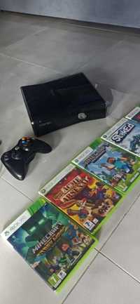 Xbox360 + 5 gier