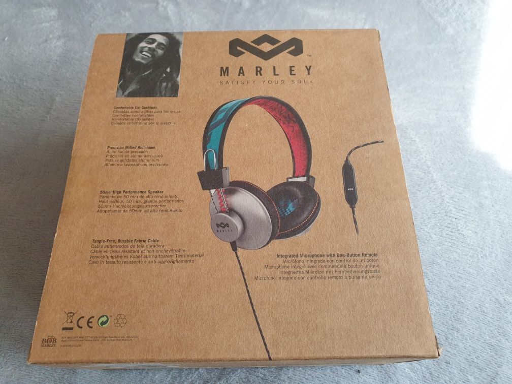 Słuchawki Marley EM-JH011-PS pozytywne wibracje HiFi wielokolorowe sło