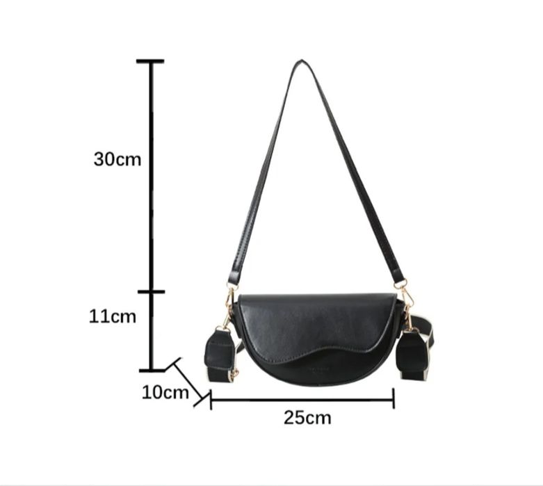 Torebka nerka damska - czarna