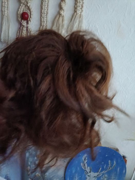 Шиньон из натуральных волос