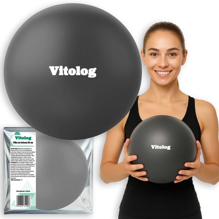 Piłka Fitness do Ćwiczeń Pilatesu Rehabilitacyjna Gimnastyczna Mała