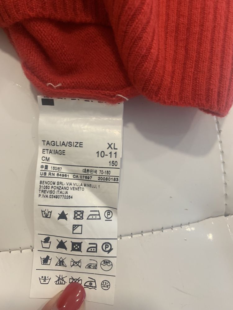 Camisola Benetton, 10-11 anos, 150cm