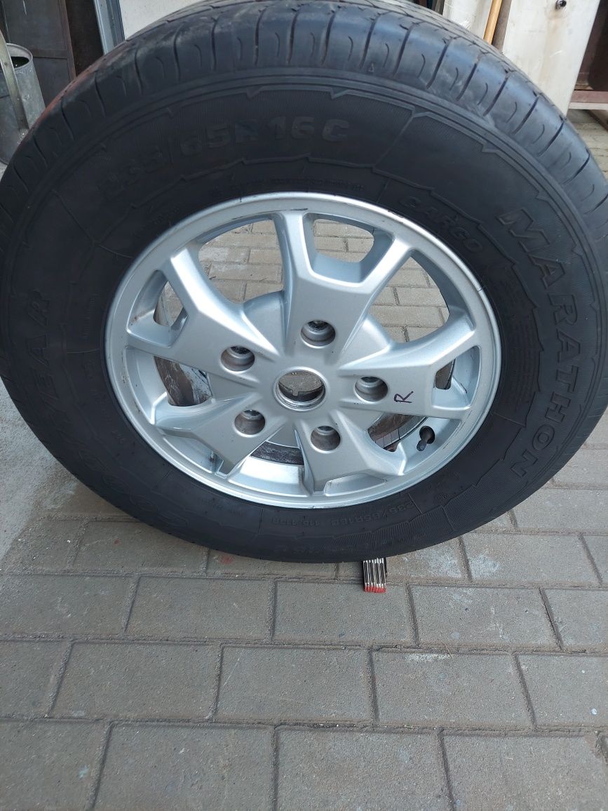 Felga aluminiowa koło zapasowe 5x160 Ford Transit 6.5 X 16 ET 60