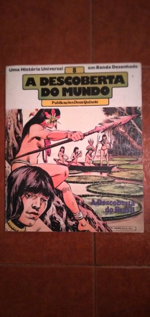 2 Livros de Bd, "Os Vikings" e "A Descoberta do Brasil "