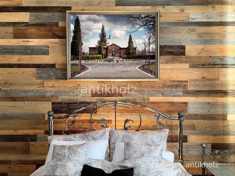 Drewniane Panele ścienne 3d ze starego drewna, stare deski 120 cm