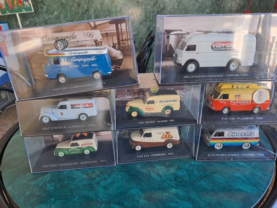 Carrinhas italianas vintage de coleção
