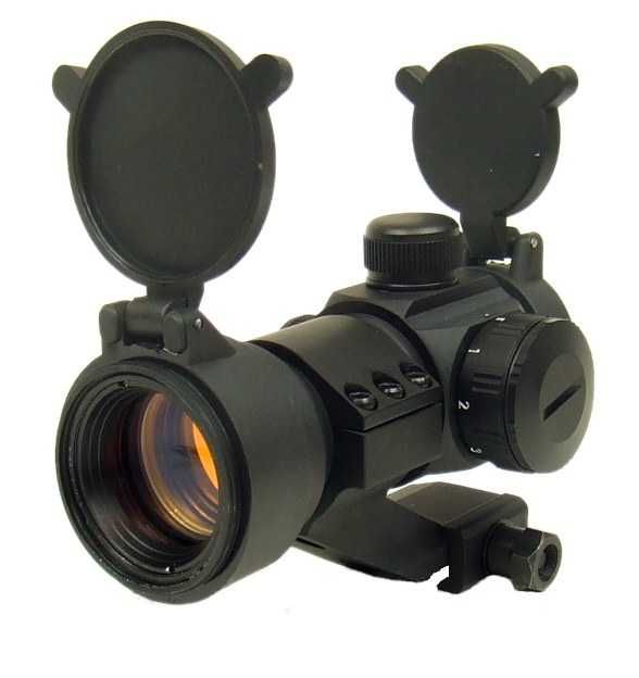 Kolimator zamknięty M3000 + cofnięty montaż na szynę 18-22 mm