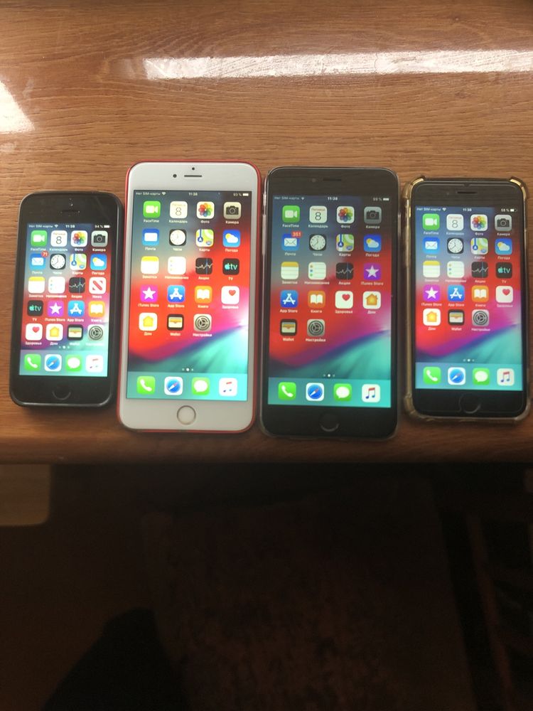 Айфон 6 plus на16gb,6 на 128gb.