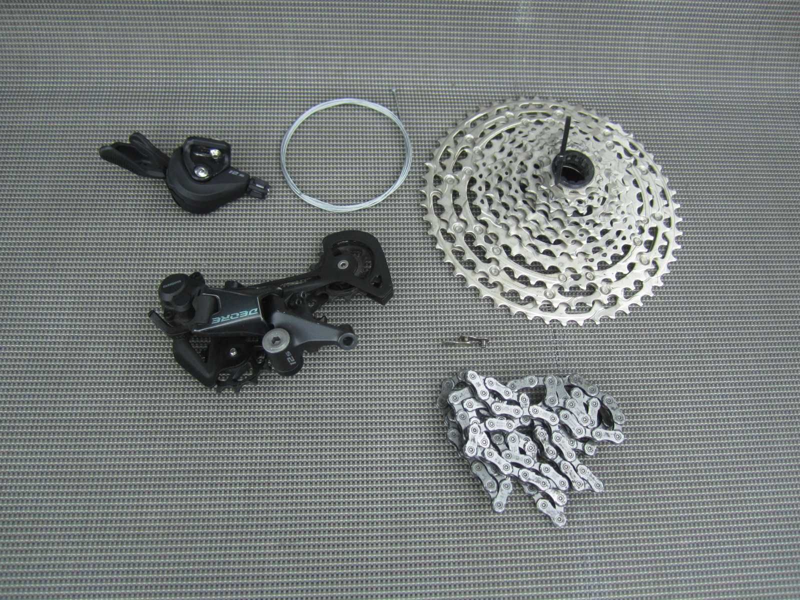 Napęd 1x12 Shimano Deore manetka kaseta przerzutka 12s grupa mtb