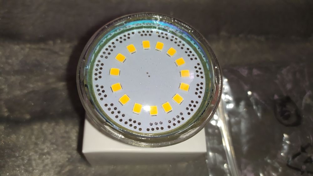 novo 5 caixas de 3 focos de luz led para teto falso - 15 no total