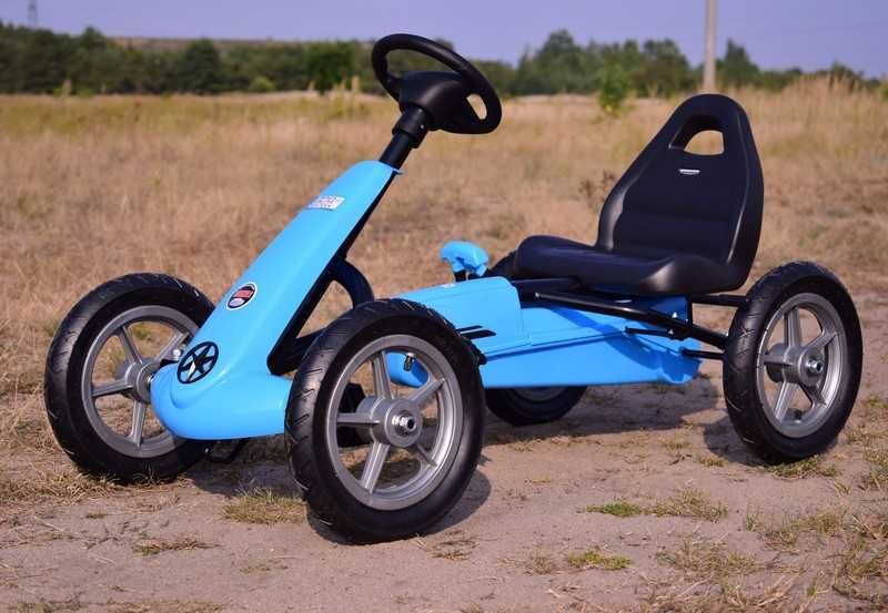 Super Gokart na pedały dla dziecka Pompowane koła Stalowa rama !