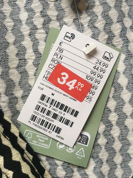 Sukienka damska h&m