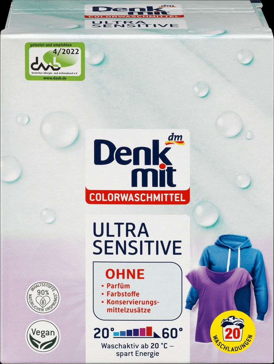 Дитячий пральний порошок Denkmit Sensitive