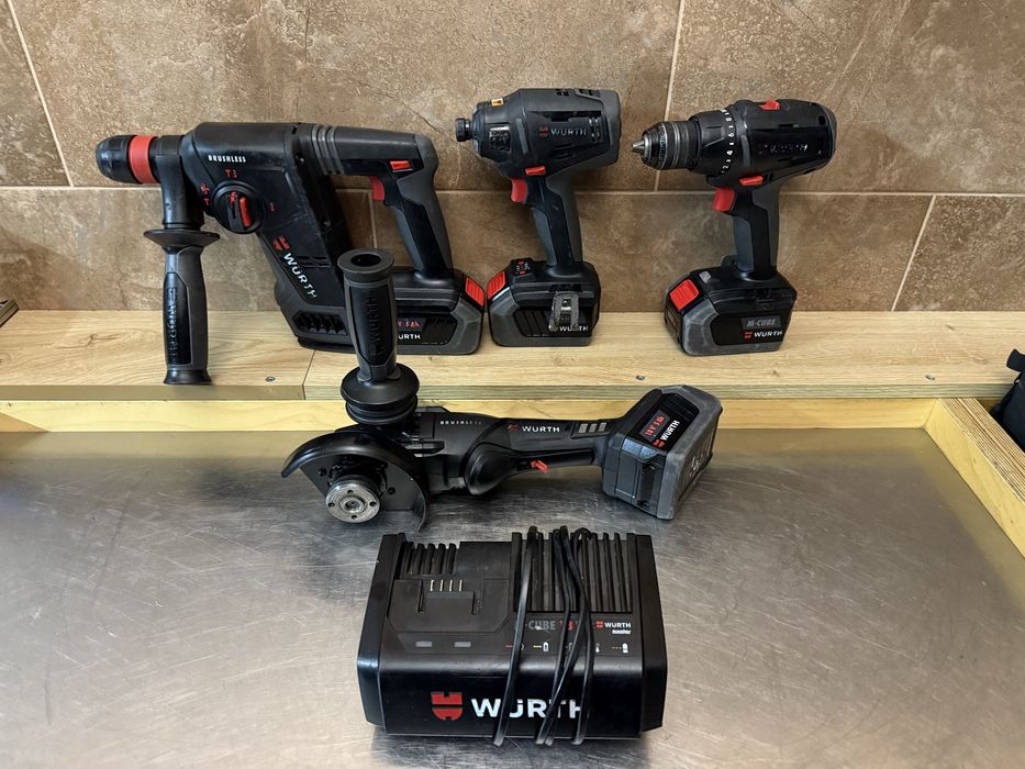 Wurth набір перфератор/болгарка/шуруповерт/гвинтоверт