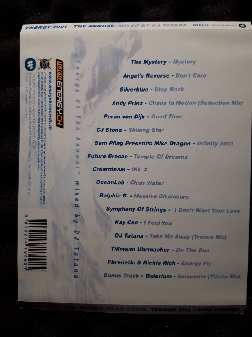 DJ Tatana – Energy 01 - The Annual (CD, 2001)