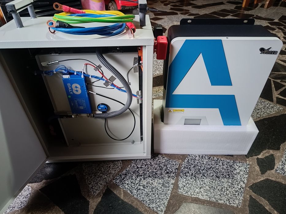 Комплект резервного живлення+ аккумулятор Дбж гібридний інвертор 24в