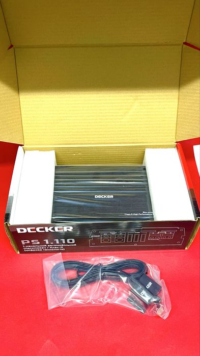 Підсилювач Decker PS 1.110 — 1-канальний, потужний моноблок