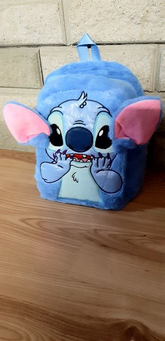 Plecak szkolny plecaczek przedszkolny niebieski Stitch Stich Sticz