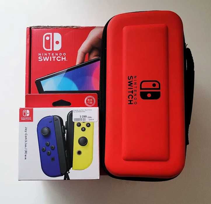 Nintendo Switch, комплект, офіційна, чудовий стан.