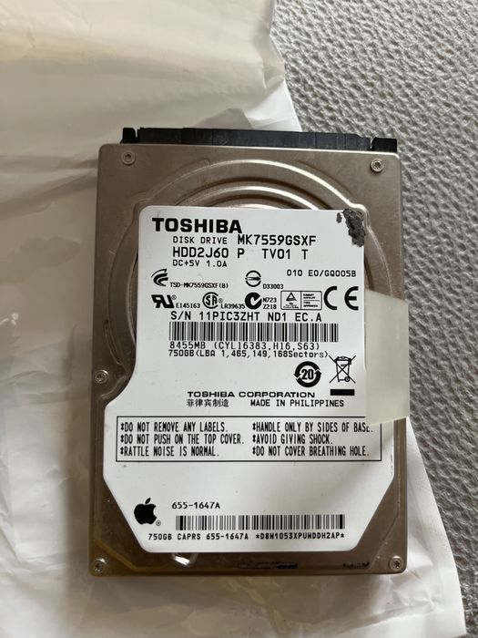 Apple HD 720GB SATA