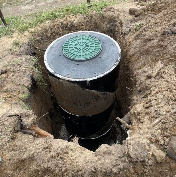 Армований септик с бетону, каналізація, вигрібна яма без ризиків(Ф200)