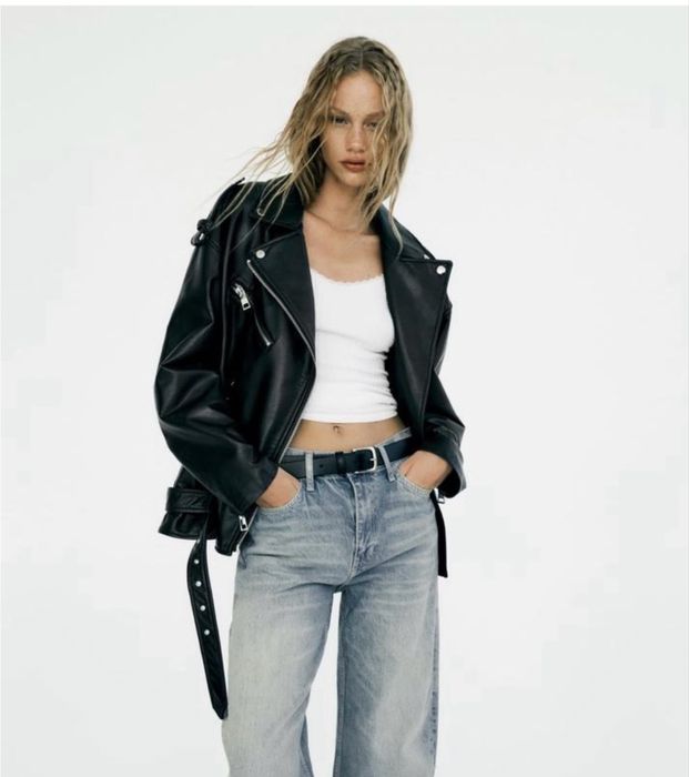Кожанка / косуха з еко-шкіри Zara