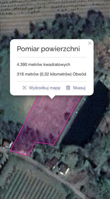 Działka budowlana 4400 metrow