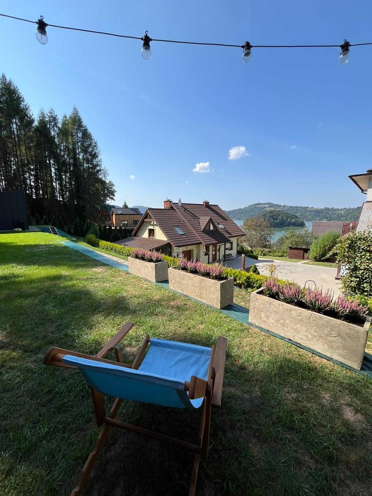 Najwyżej - domek z sauną nad Jeziorem Rożnowskim w Gródku nad Dunajcem