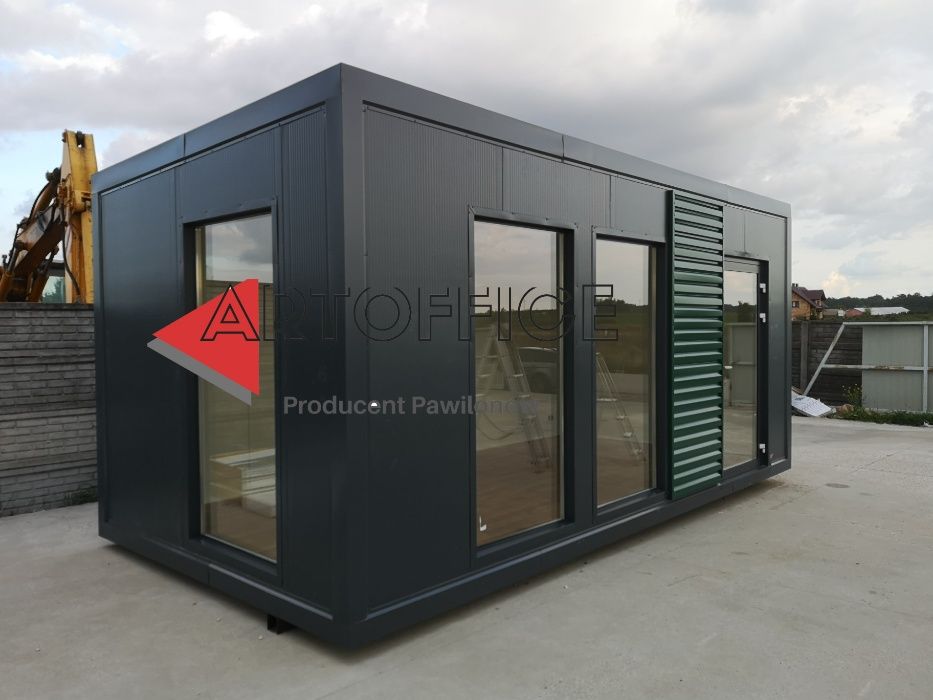 Pawilon Kontener handlowy Kiosk/Komis/Sklep/Kwiaciarnia/Biuro