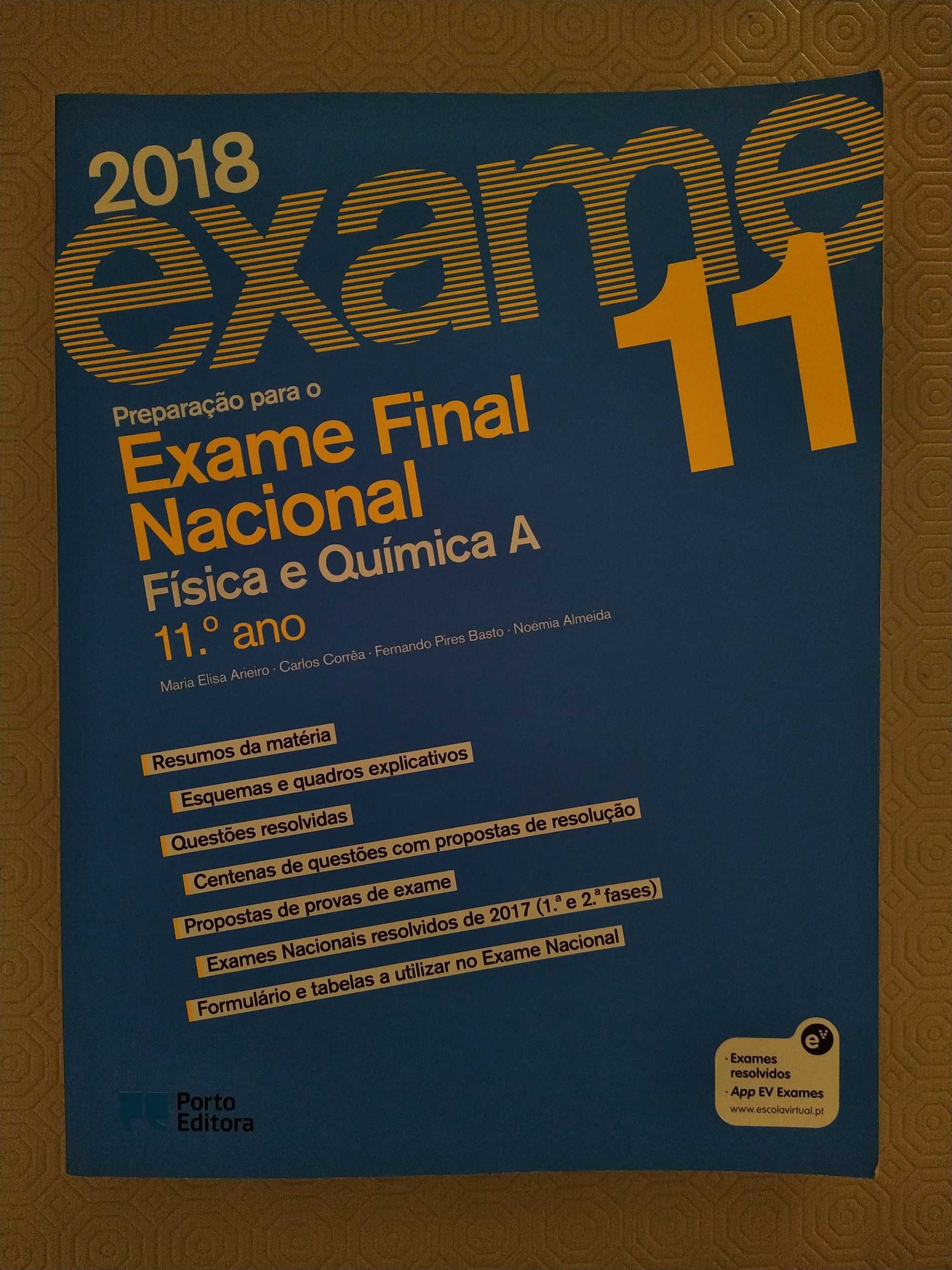 Livro de Preparação de Exames Física e Química A 2018