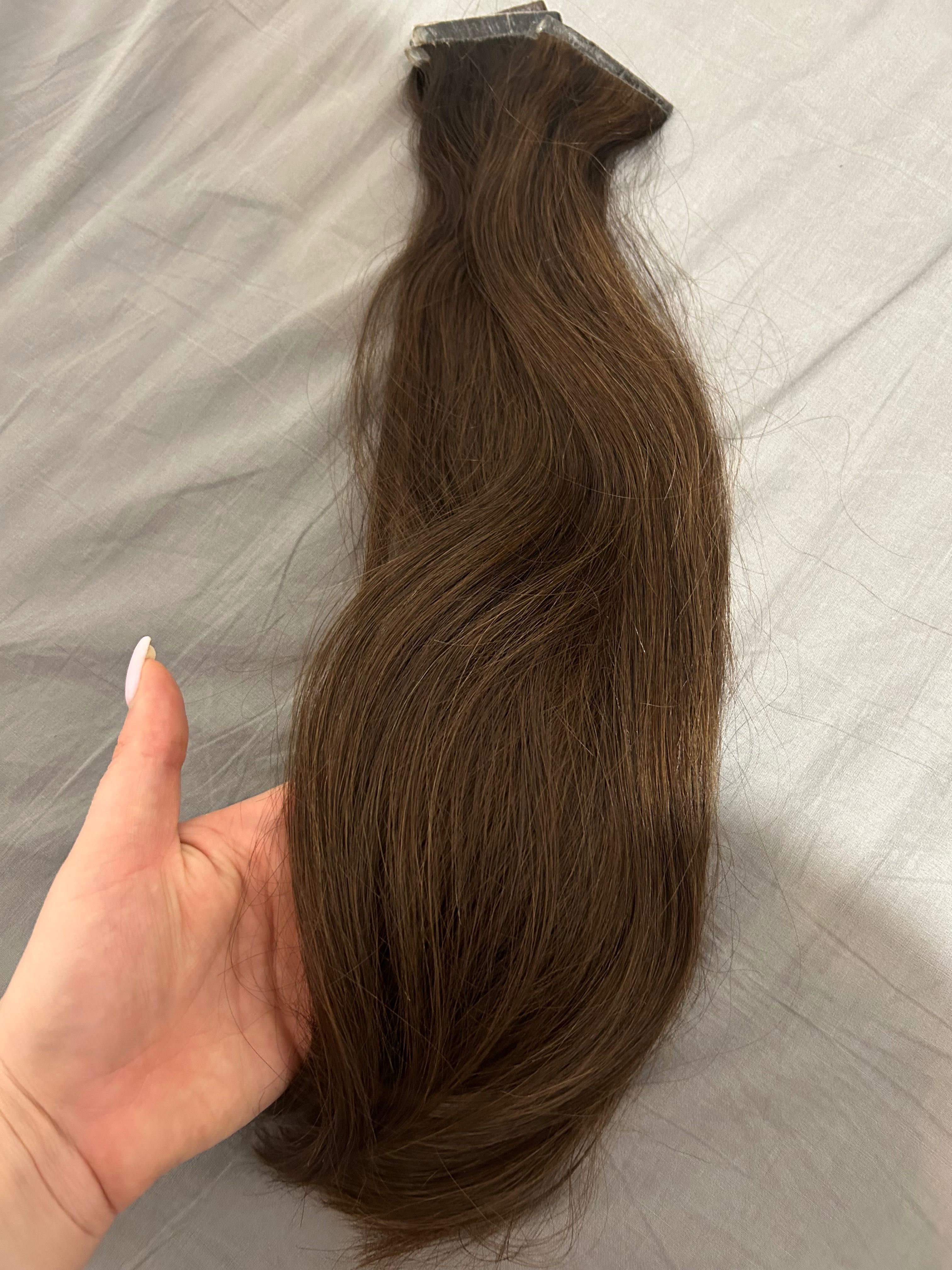 Włosy dziewicze 50cm (używane na bio taśmie)
