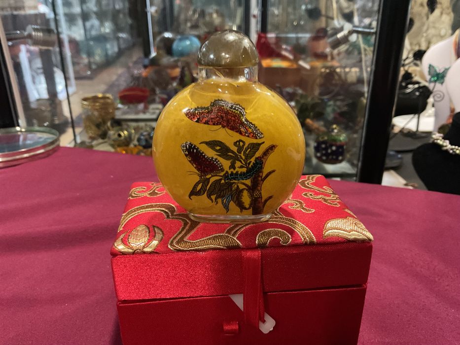 Snuff bottle oriental  07cm ,sem caixa