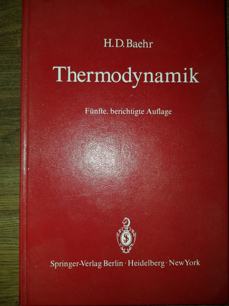 Thermodynamik. Hans Dieter Baehr.