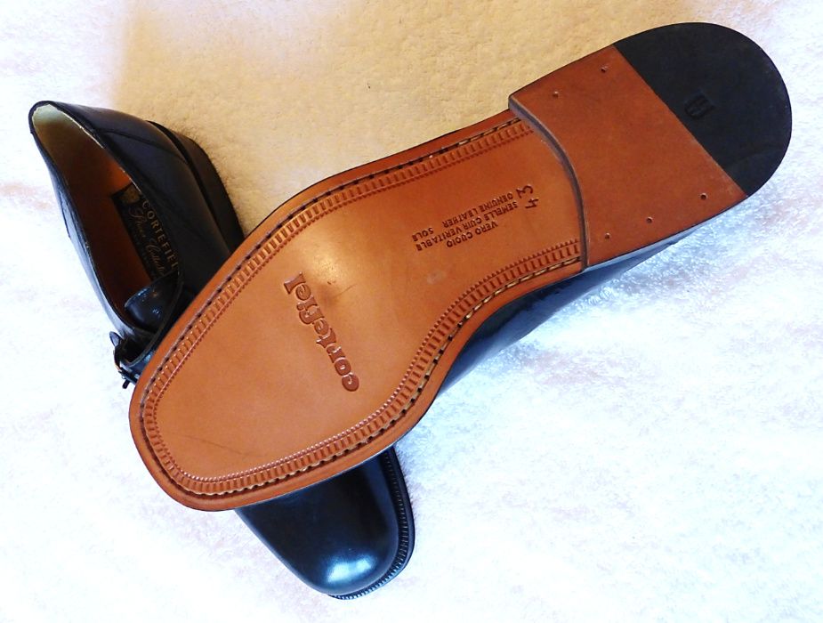 Sapatos loafer tamanho 43, pretos novos