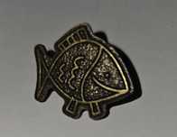 Ryba rybka pin przypinka vintage uśmiechnięta ryba