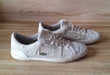 Buty męskie Lacoste Lerond r. 44 (28,5 cm) białe skóra lato