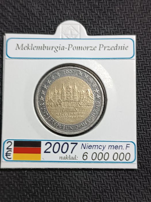 Moneta 2 euro Niemcy 2007