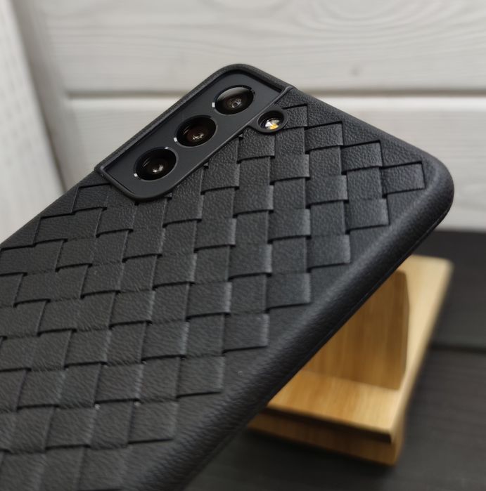 Чехол тонкий плетенка на Samsung S21/ S21 Plus/ S21 Ultra Чохол