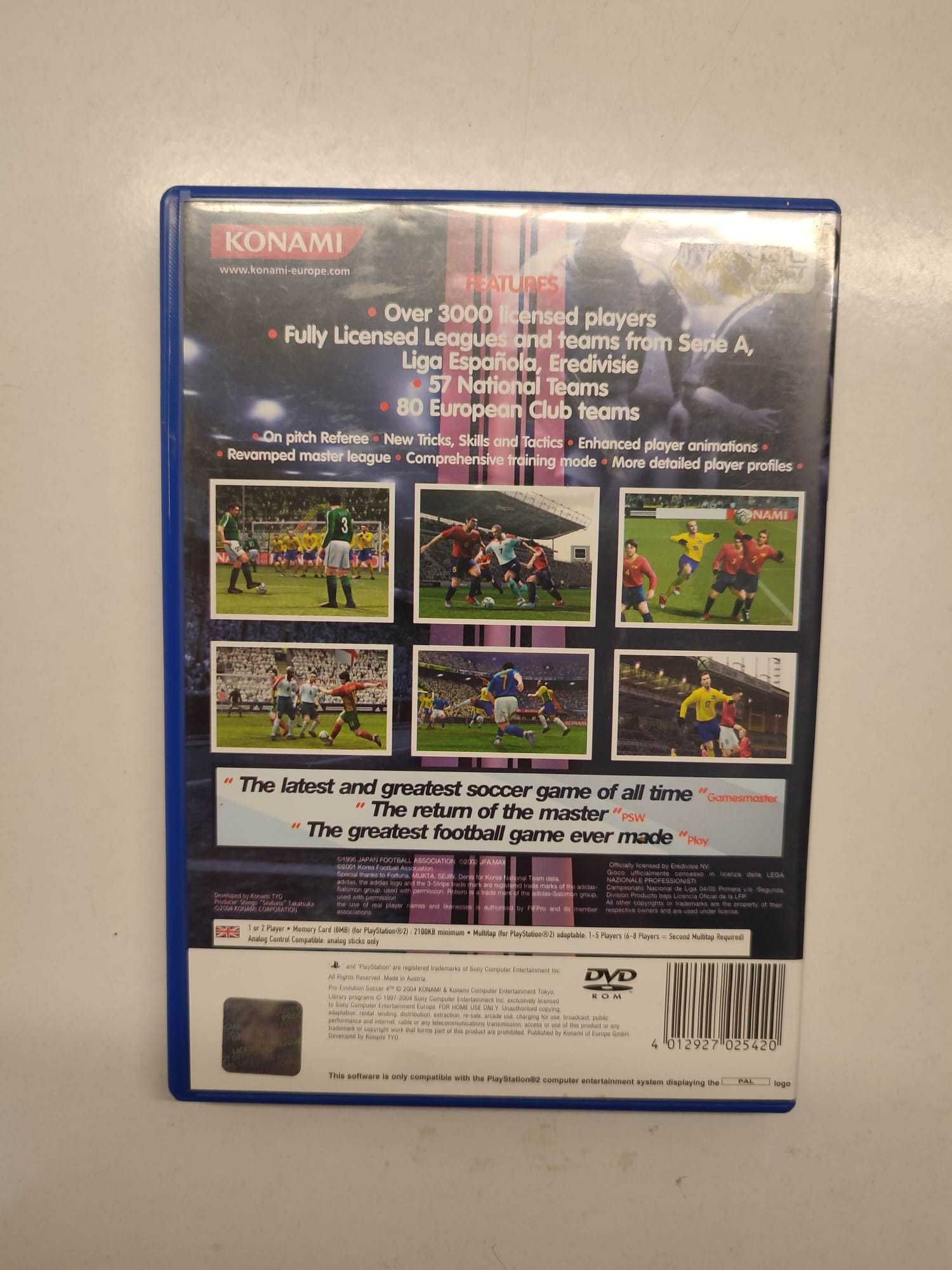 PS2 - Pro Evolution Soccer 4