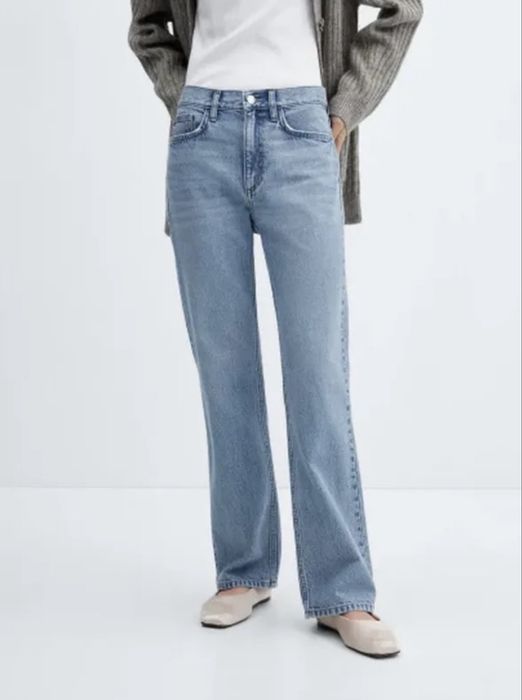 Джинси mango 34 прямі