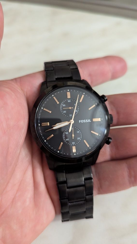 Часы Fossil chronograph, годинник хронограф США