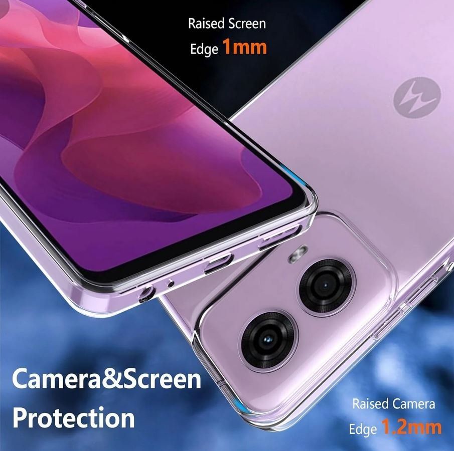 Futerał Clear Case Do Motorola G04 G24 E14  Transparentny